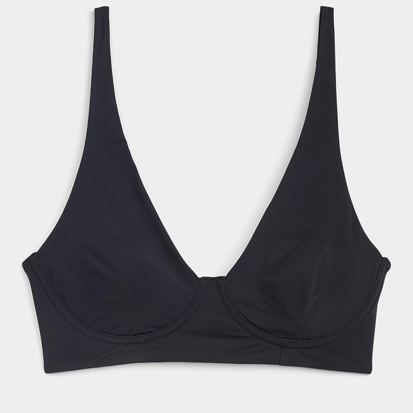 Miiyu for Simons Sporty Recycled Nylon Bralette - Black - Picture 2 of 7